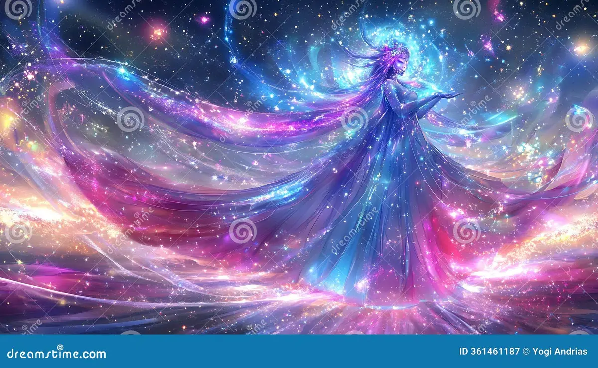 澳门新葡京星空女神幻想插画